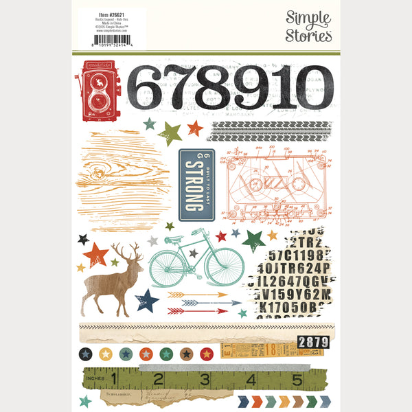 Rustic Legend Rub-Ons