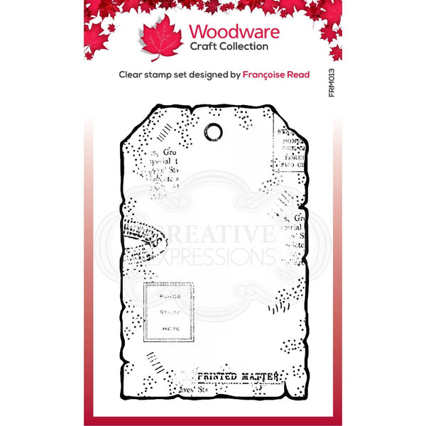 Small Paper Tag Clear Stamp