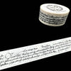 Vintage Text Washi Tape