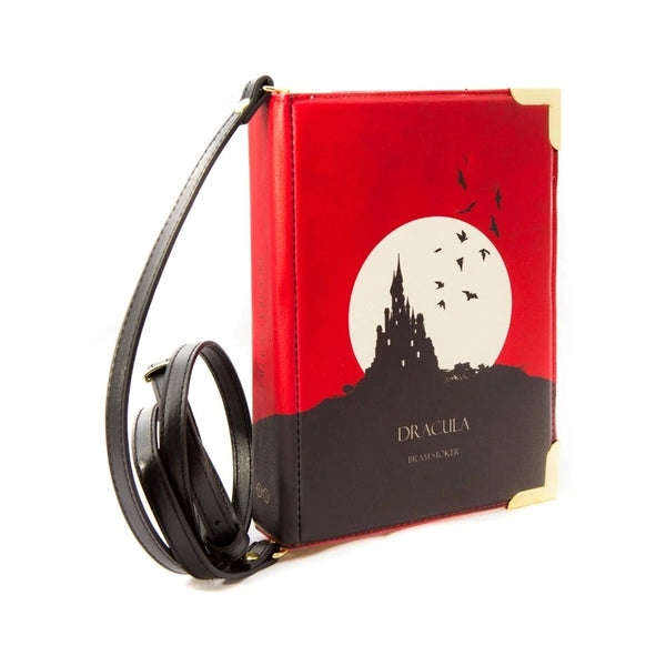 Dracula Book Art Crossbody Handbag