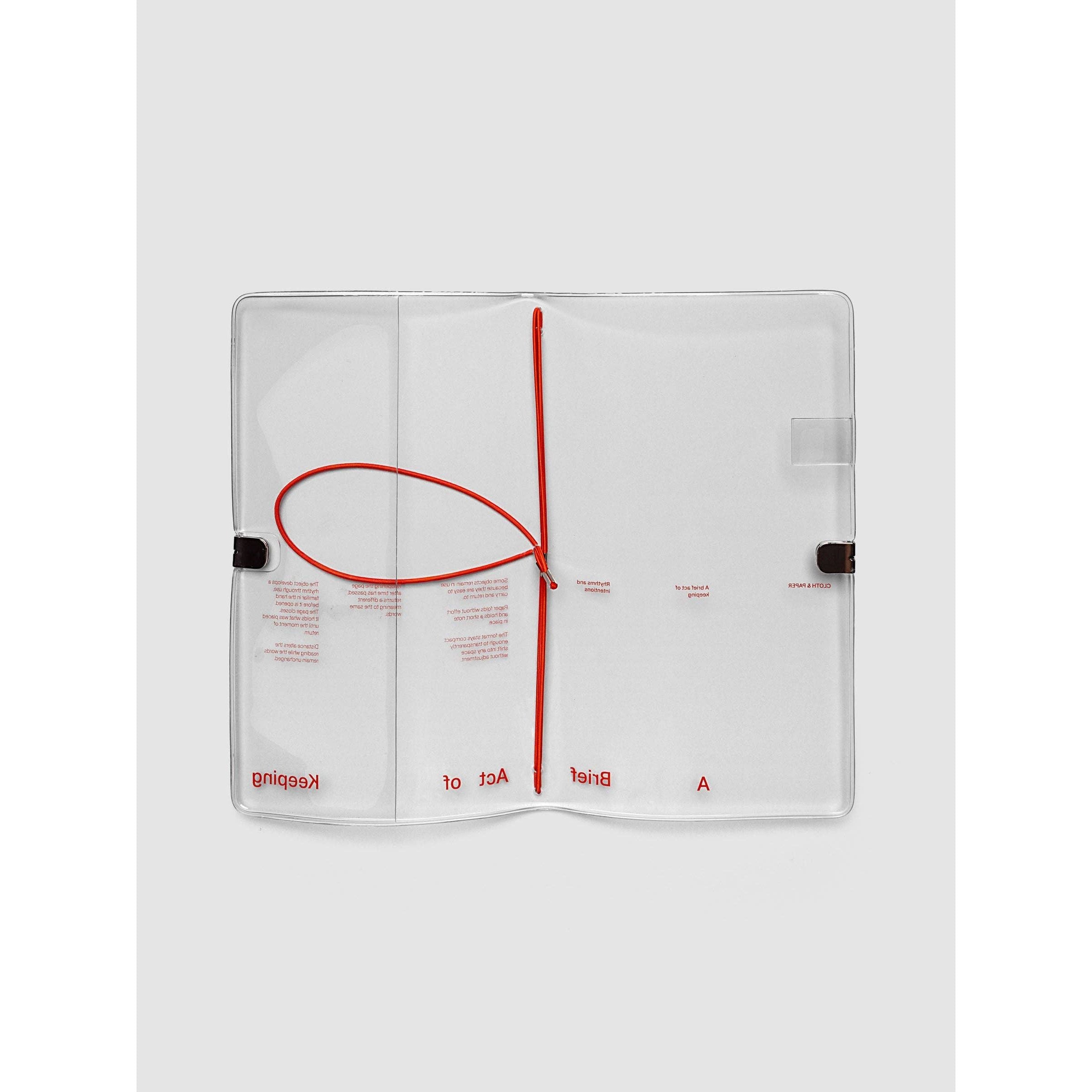 {coming soon!} Act of Keeping Clear Vinyl Travel Notebook Cover