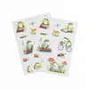 Literary Frog Sticker Sheets