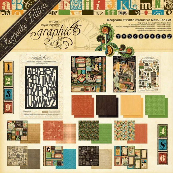 Typography Collection Keepsake Kits