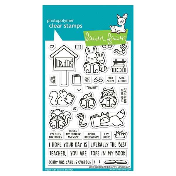 Little Woodland Library Stamp / Die