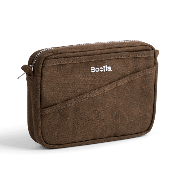 Coffee Bean 20-Pocket Stationery/Artist Pouch