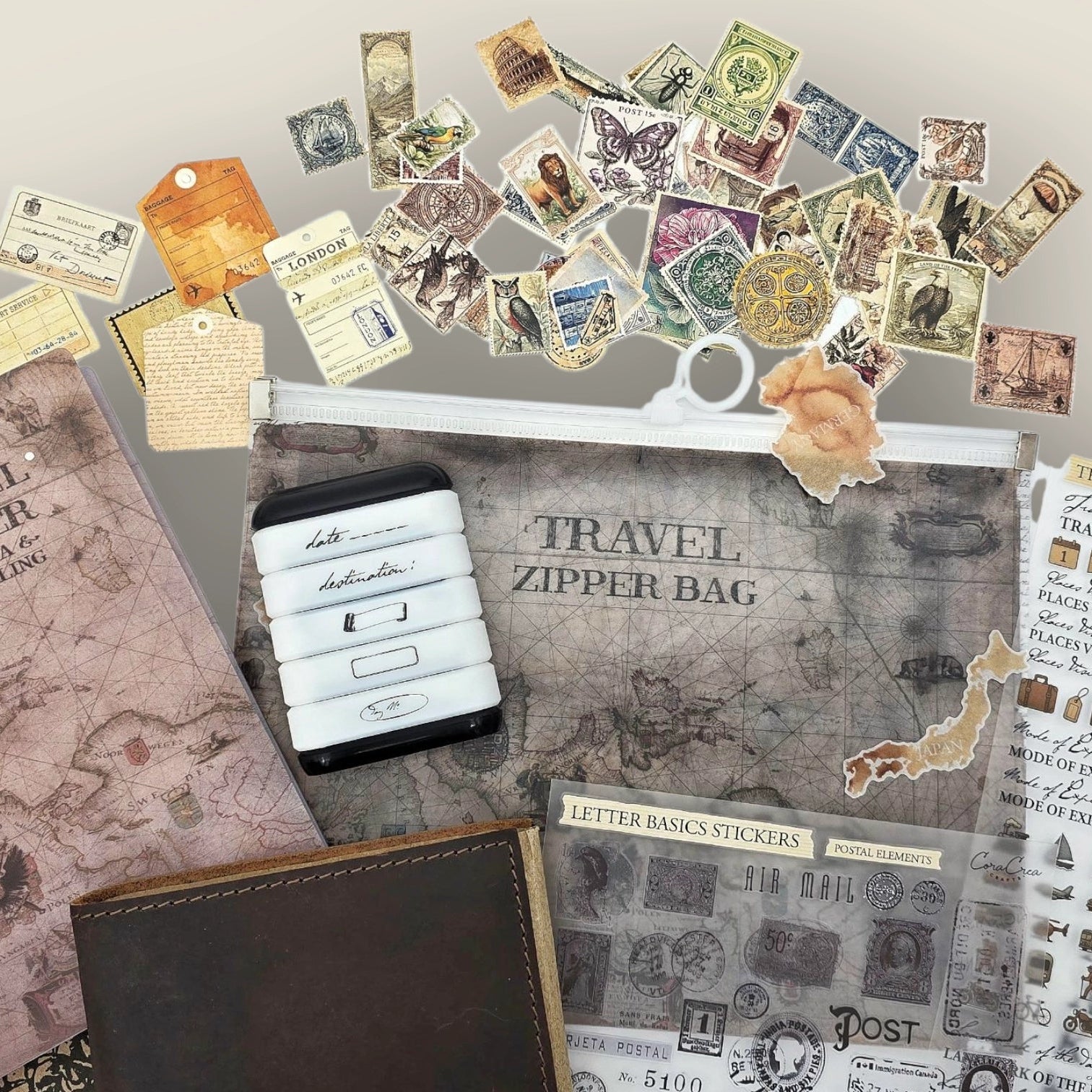 Travel Journal Stationery & Craft Kit
