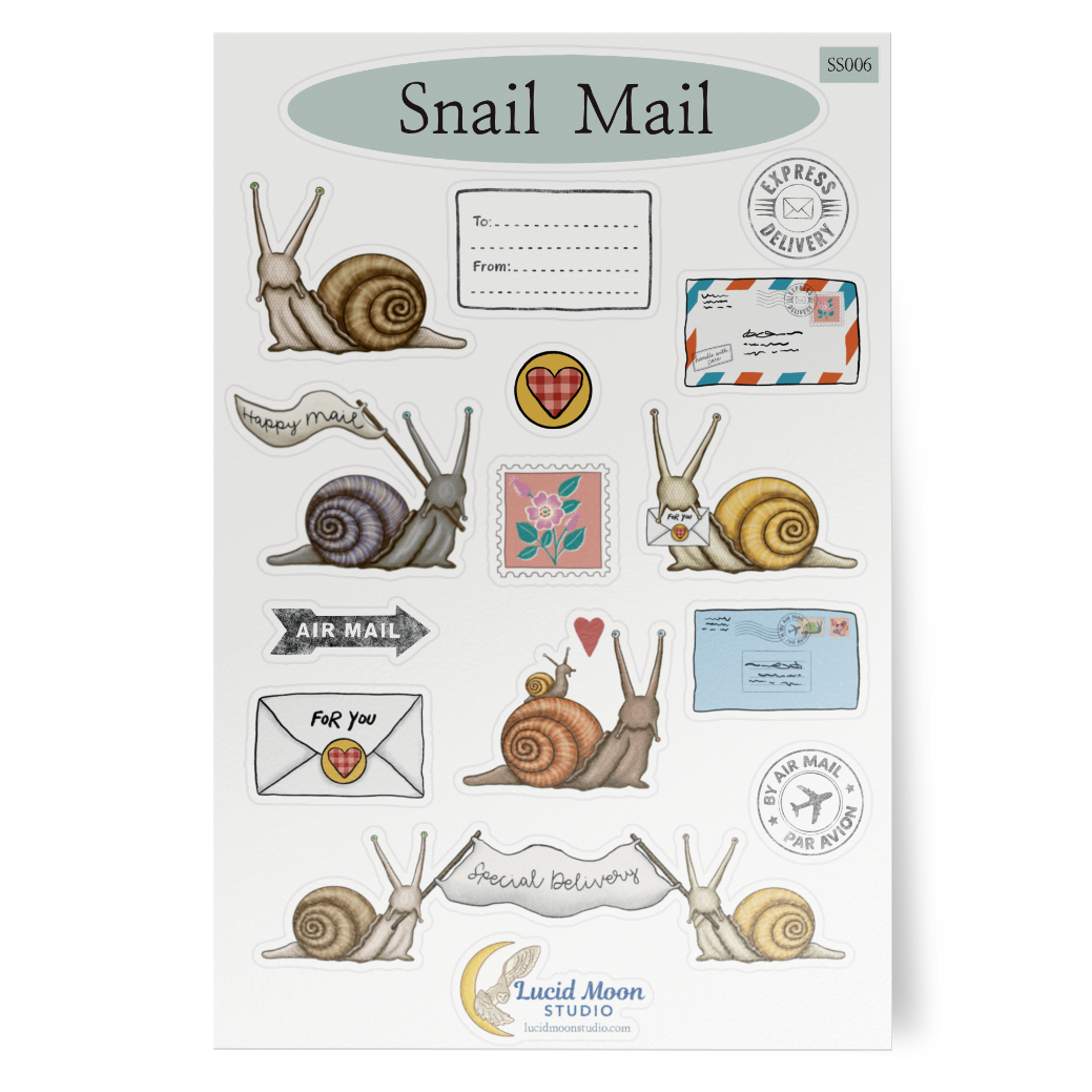 Snail Mail Vinyl Sticker Sheet