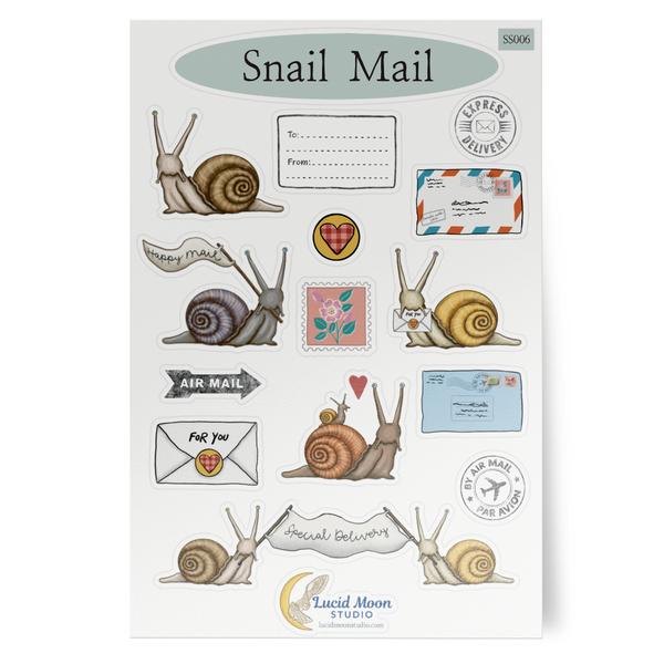 Snail Mail Vinyl Sticker Sheet
