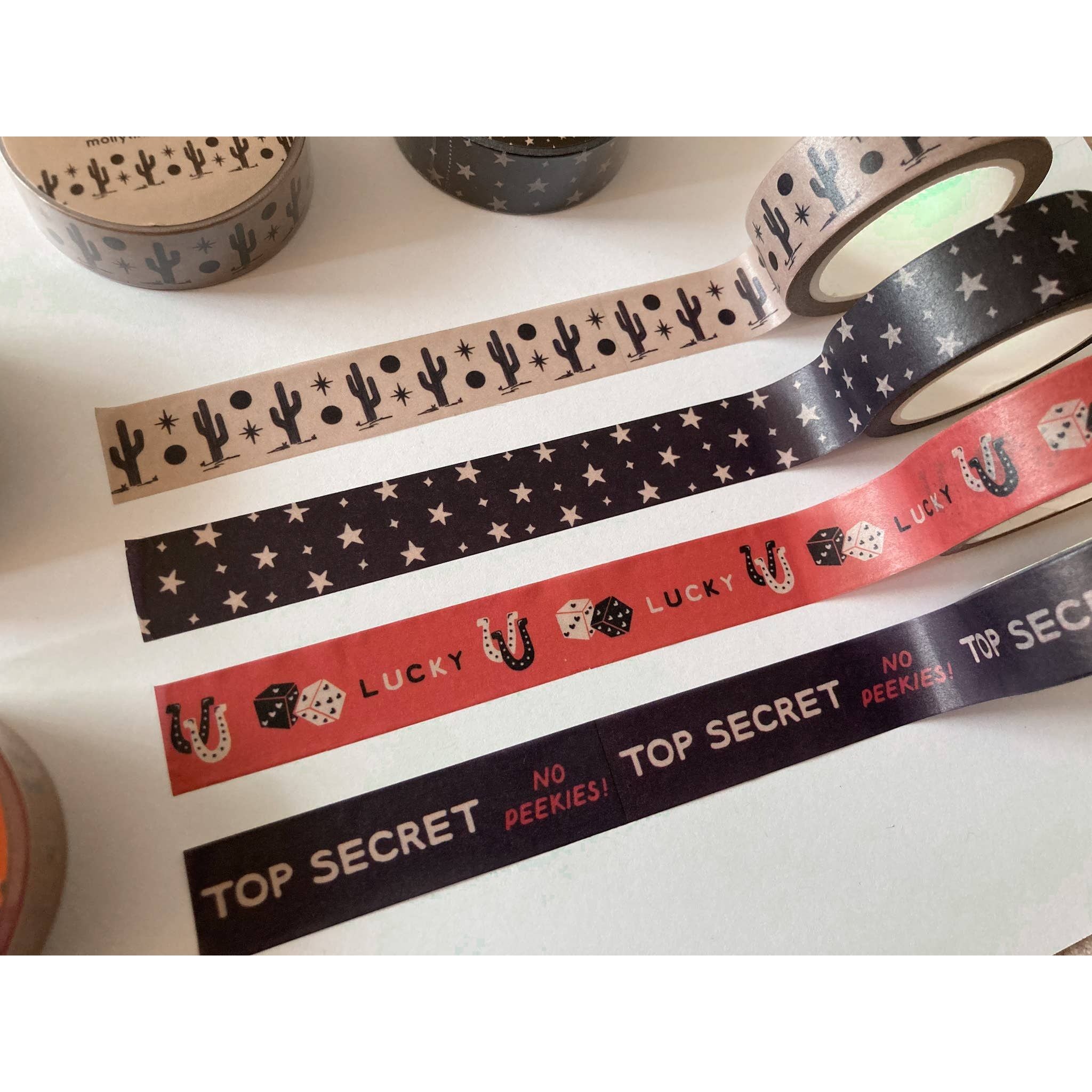 Top Secret, No Peekies Decorative Washi Tape