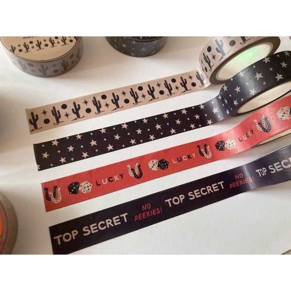 Top Secret, No Peekies Decorative Washi Tape