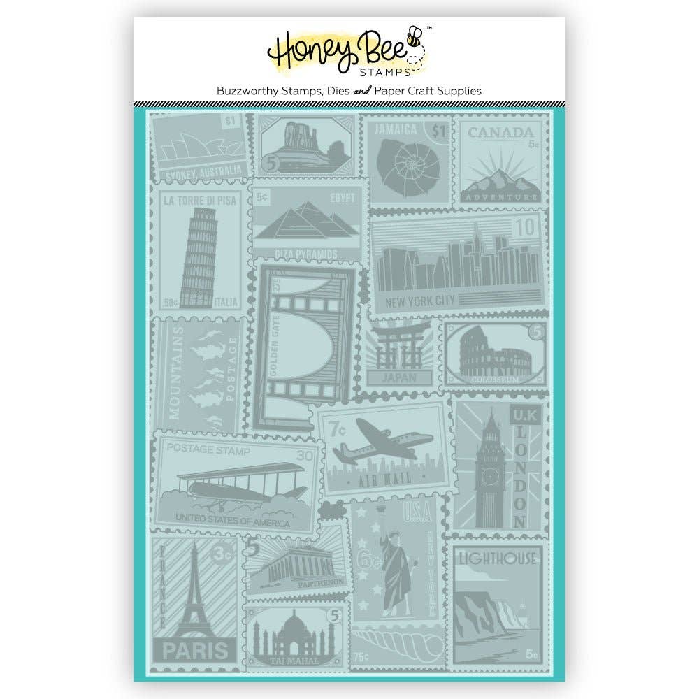 Air Mail 3D Embossing Folder