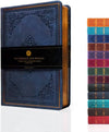 Dark Blue Vintage Classic Style Vegan Leather Journal