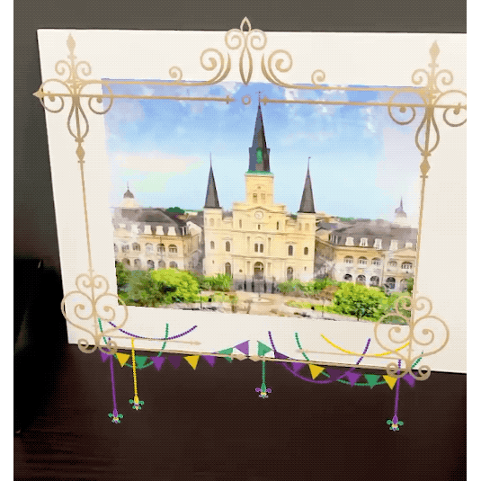 A Taste of New Orleans Augmented Reality 14x11 Art Print