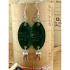 Bitin’ List Earrings | Vintage Rabies Vaccination Dog Tag
