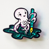 Octopus Ink Enamel Pin