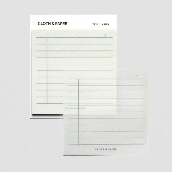 Task Transparent Sticky Note
