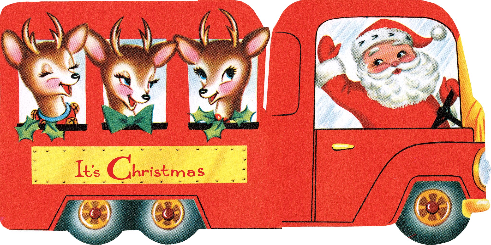 Christmas Cheer Die Cut Greeting Card Packet