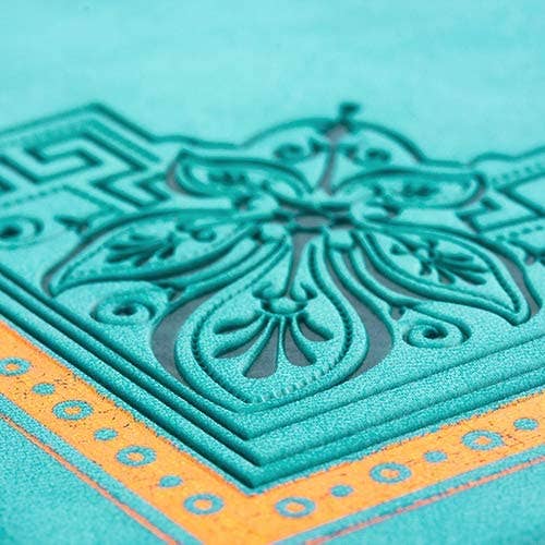 Teal Antiqued Vegan Leather Journal