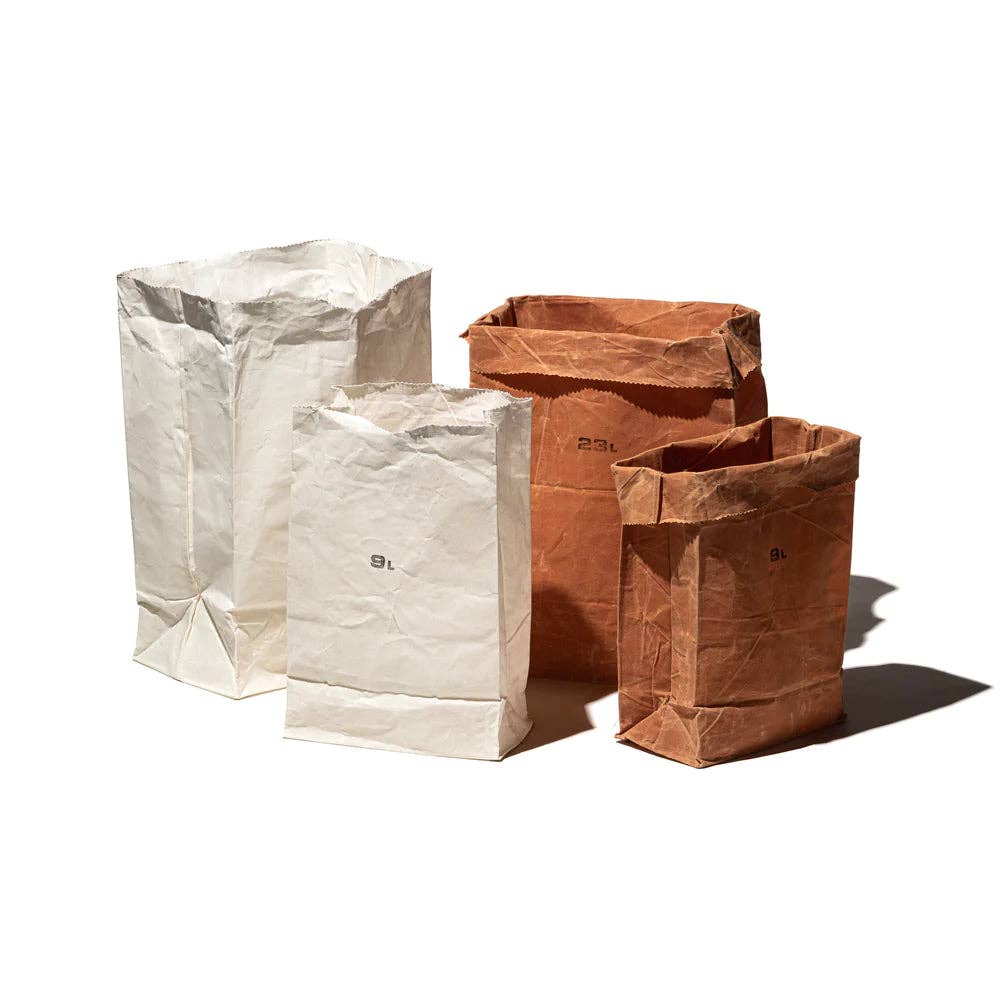 Waxed Cotton Grocery Bags