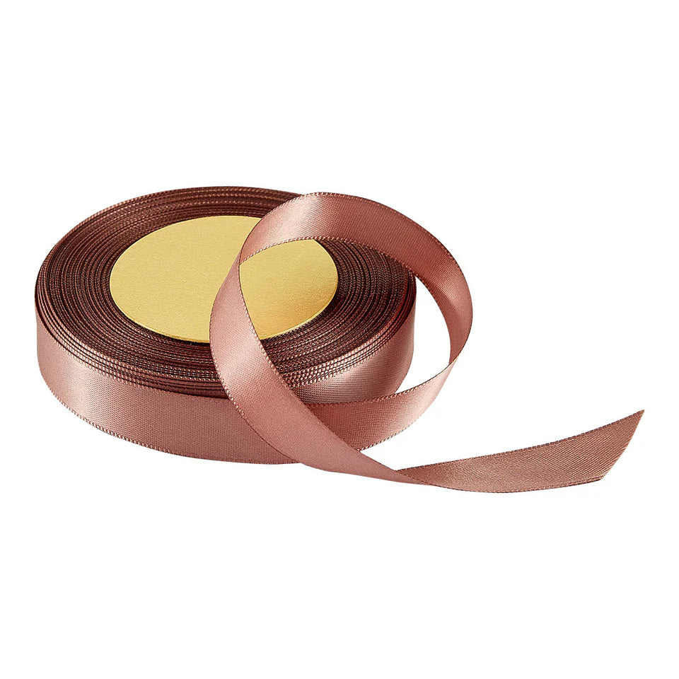 Dark Rose Double Face Satin Ribbon {sold by the yard}