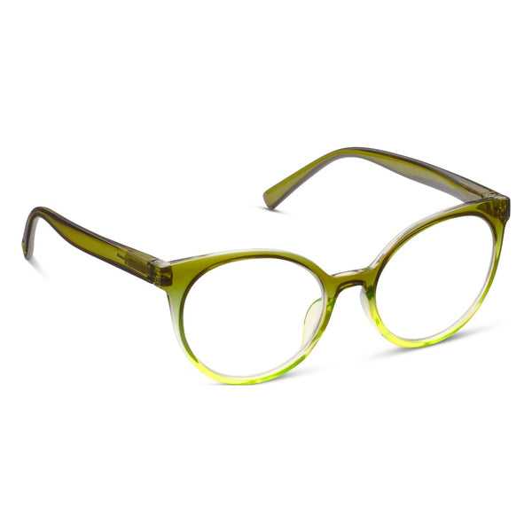 Dahlia Green Blue-Light Reading Glasses