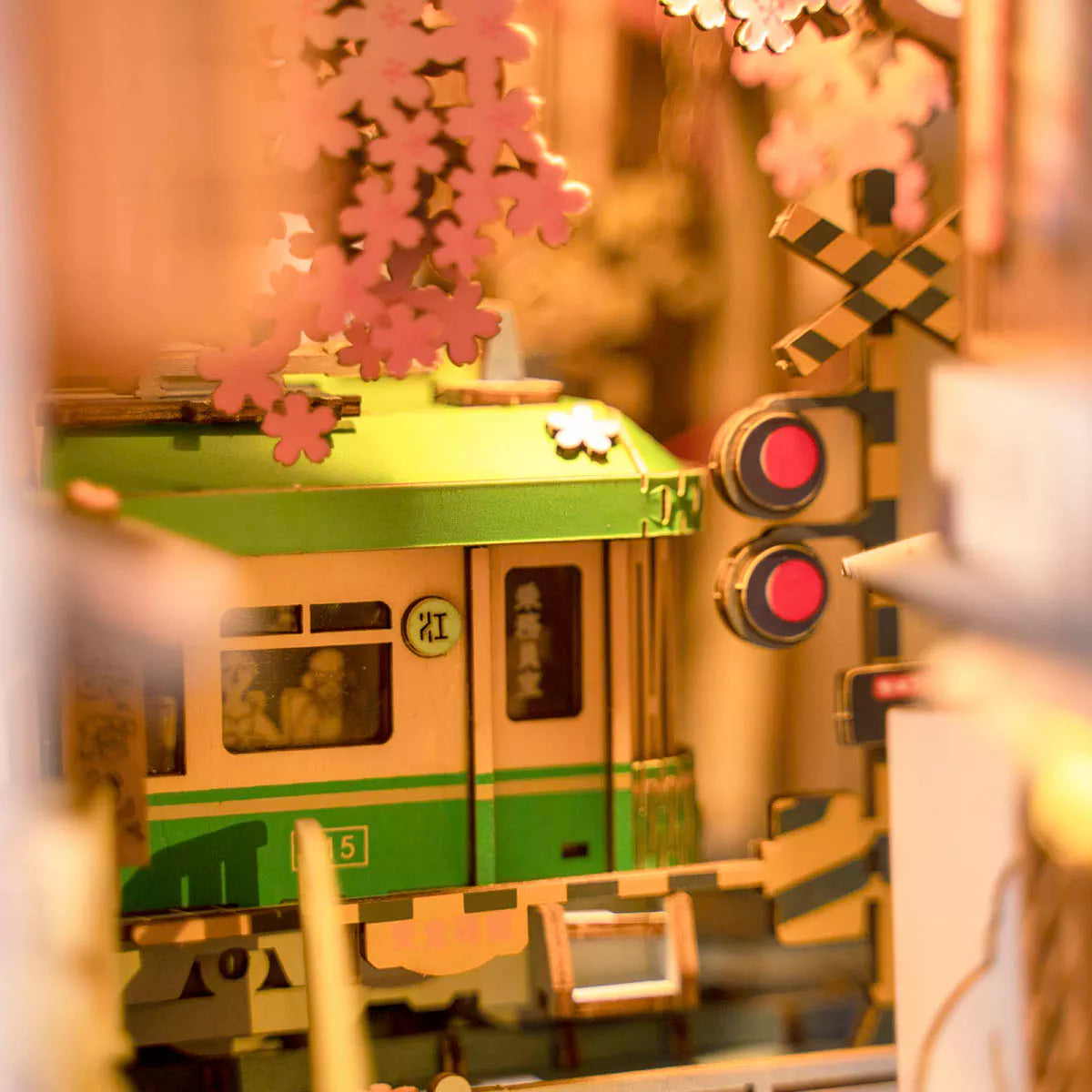 Kit de diorama de coin de livre Sakura Densya