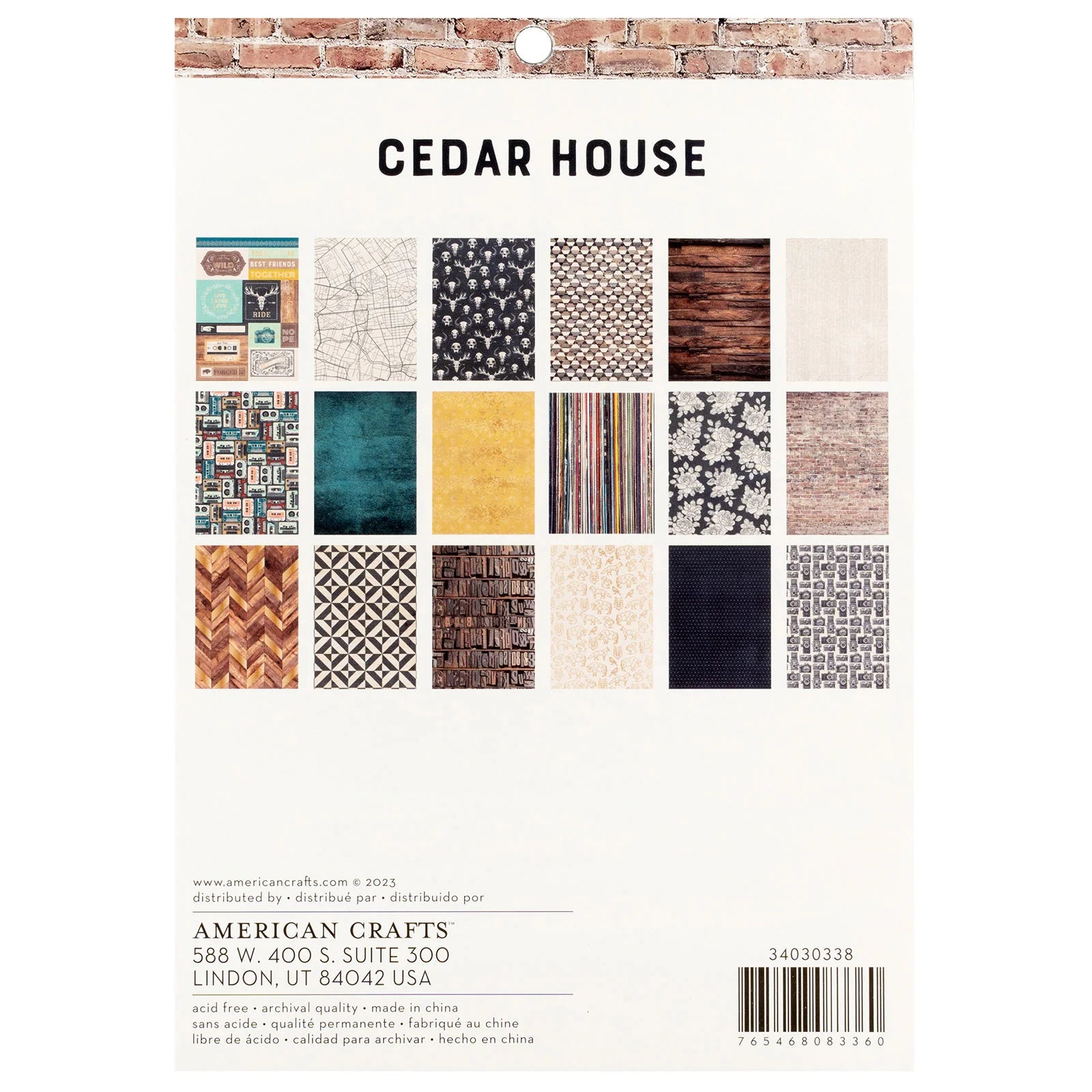 Cedar House 6x8 Paper Pad