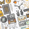 Cedar House Gold Icon Stickers