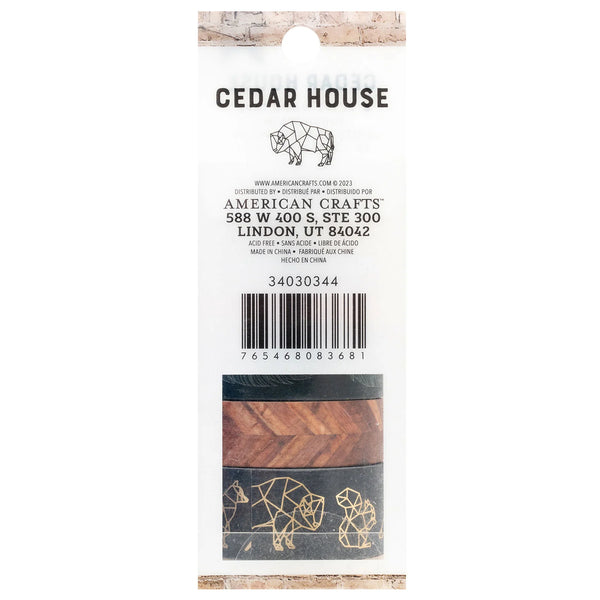 Cedar House Foil Washi Tape