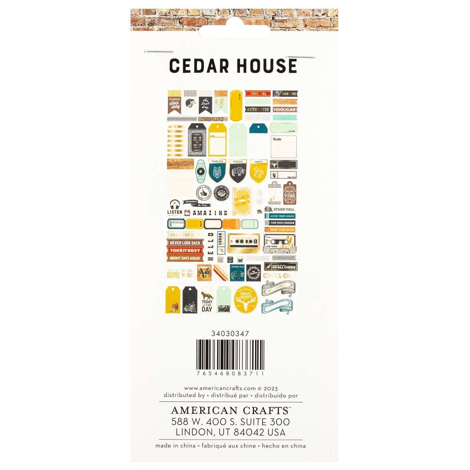Cedar House Journaling Ephemera