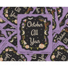 October All Year Halloween Waterproof Vinyl Sticker