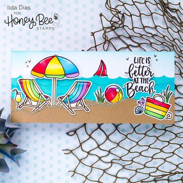 Makin' Waves Long Border Die Set: Water, Waves, Clouds, Hills and More! {Retired}