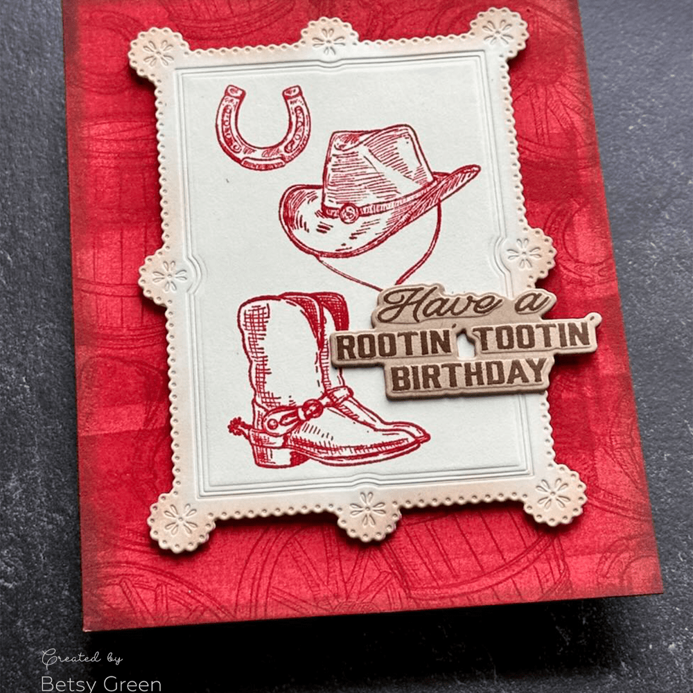 Saddle Up 6x8 Clear Stamp Set