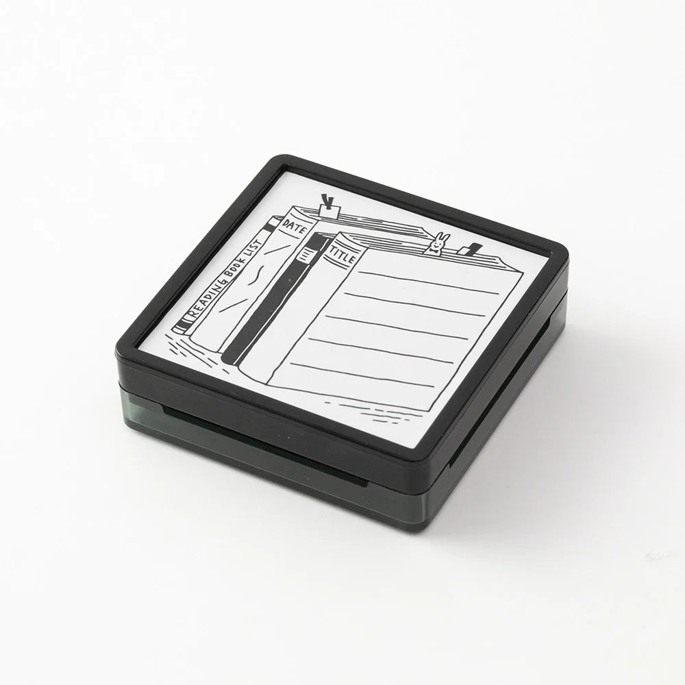 Book List Paintable Stamp