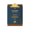 A4 Old School Clipboard with Gold Clip