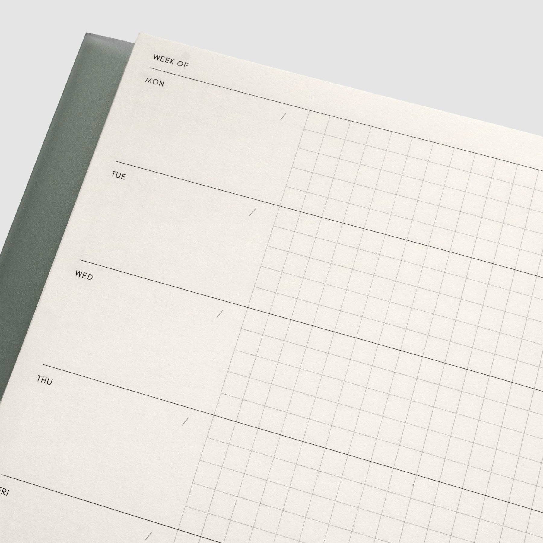 {coming soon!} Weekly Graph Perfect Bound A5 Notebook
