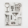 Don't Drink Ink  3"x4" Clear Stamp Set (9 stamp designs)