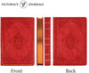 Red Antiqued Vegan Leather Journal