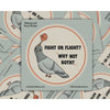 Fight or Flight Funny Pigeon Vinyl Waterproof Sticker
