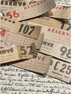 Antique French Scrap Railway Tickets
