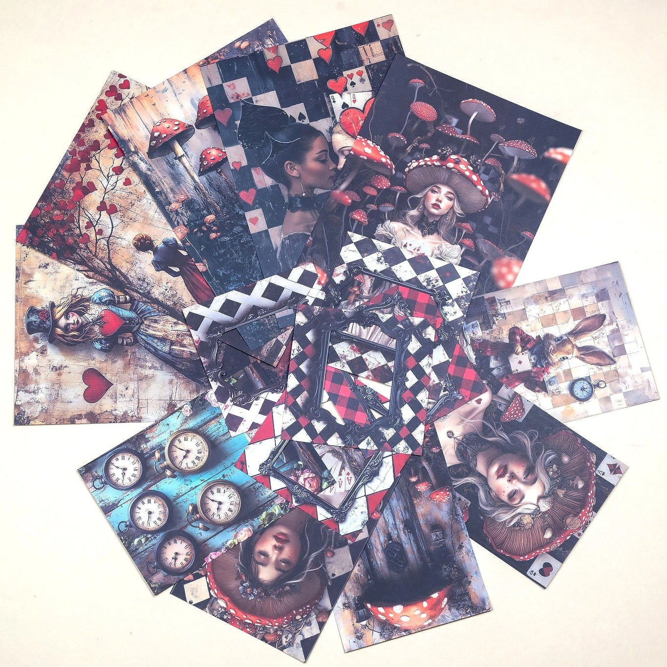 Alice's Shadowland Paper Set