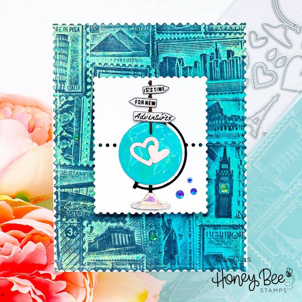 Air Mail 3D Embossing Folder