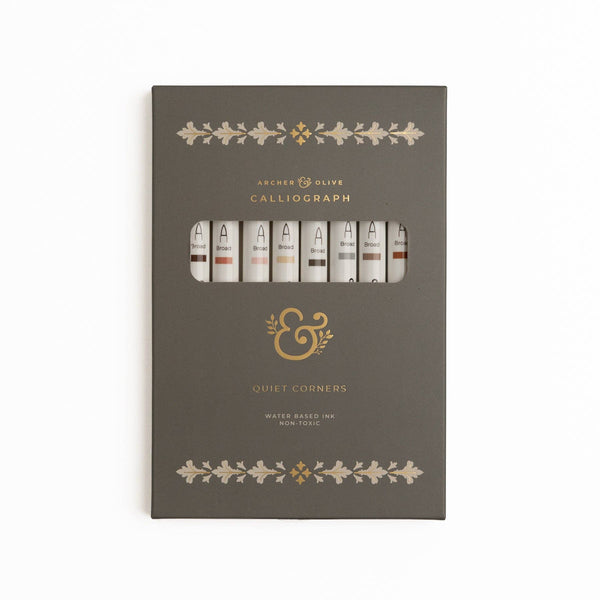 {coming soon!} Quiet Corners Calliograph Pens