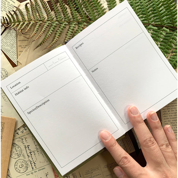 Green Foraging A6 Field Journal