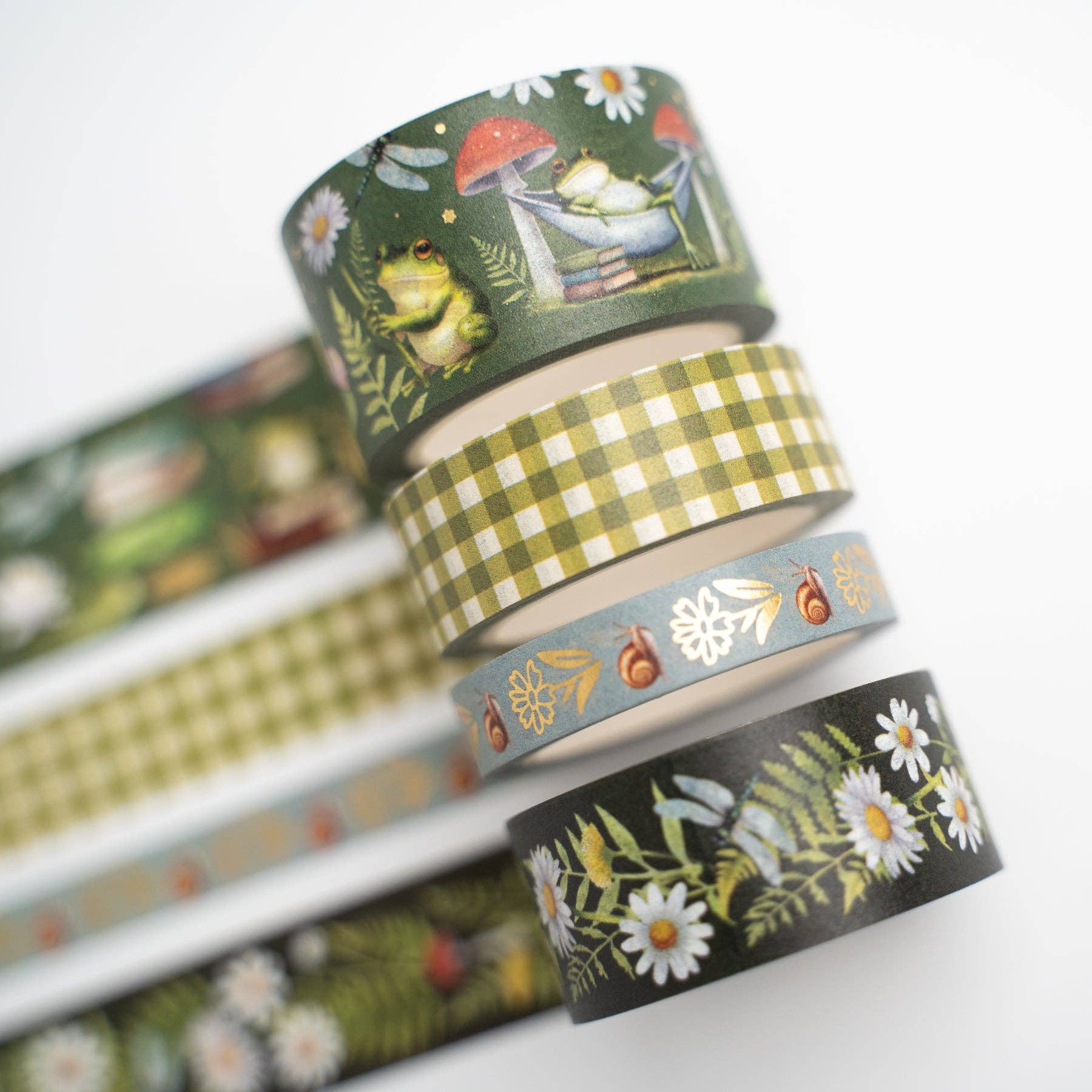 Literary Frog Washi Tape Set