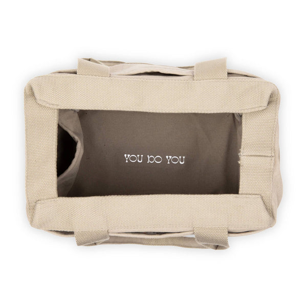 Boho Beige 30-Pocket Stationery/Artist Tote