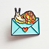 Snail Mail Enamel Pin