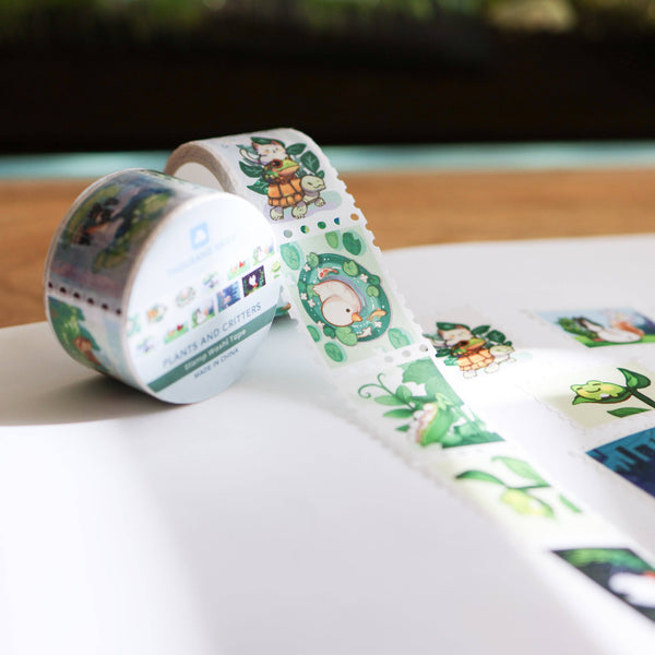 Plants and Critters Stamp Washi Tape