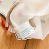Floral Calico Drawstring Pouch Bag