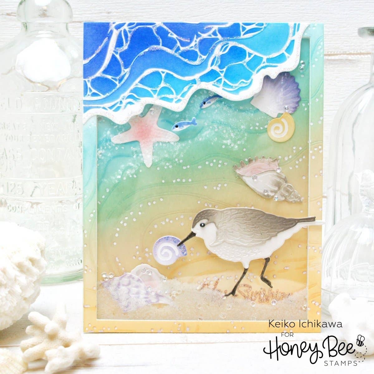 Beach Break 6x6 Coordinating Stencils